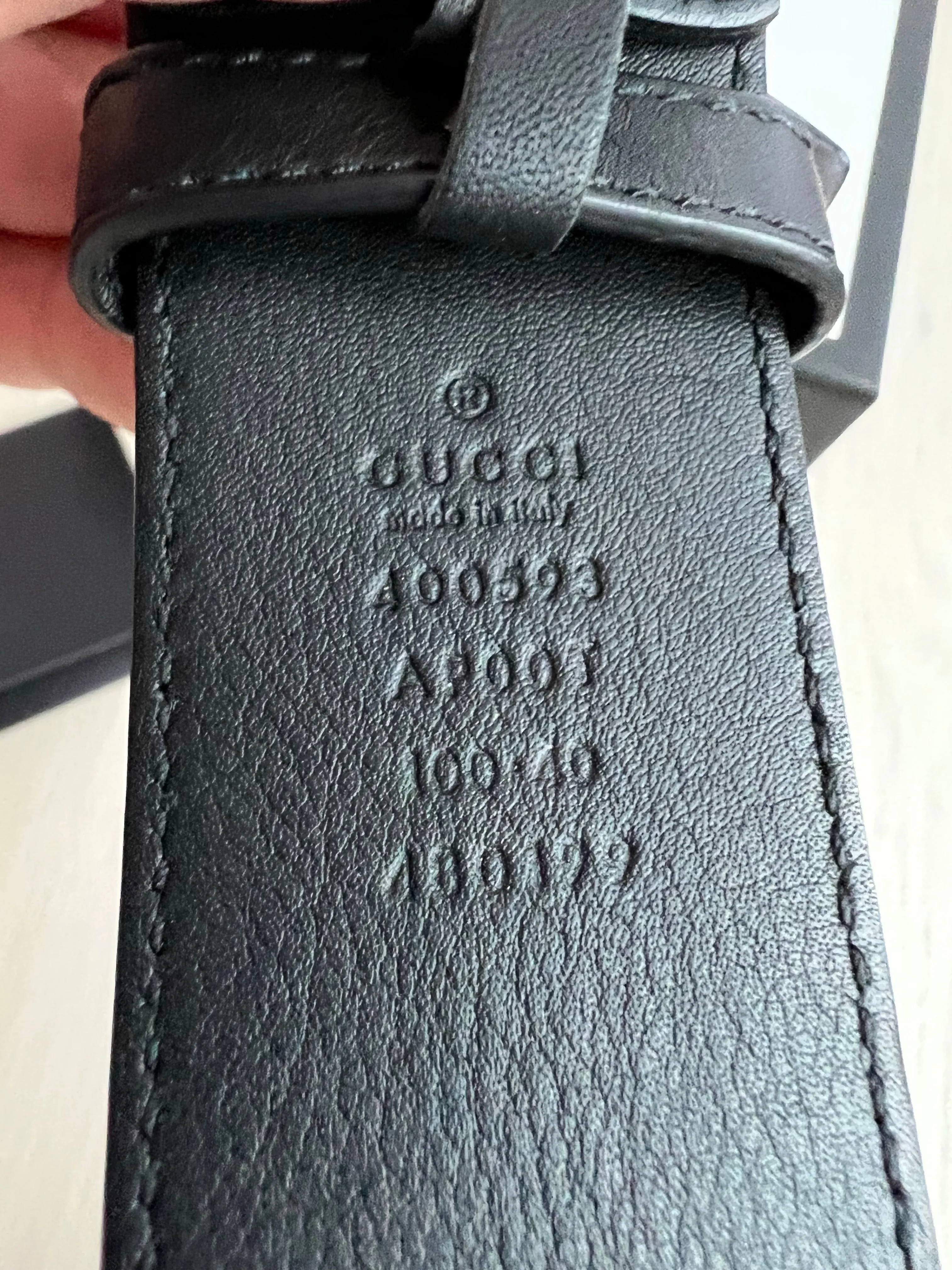 Gucci GG wide buckle belt