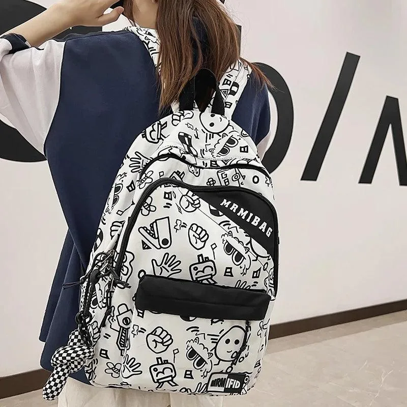 HBCB951 Cool Backpack - Graffiti Design Bookbag for Teens