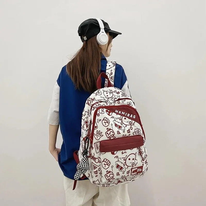 HBCB951 Cool Backpack - Graffiti Design Bookbag for Teens