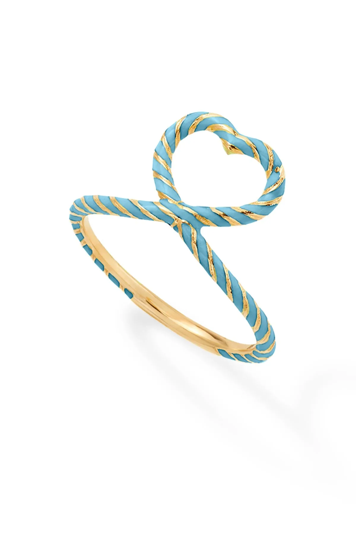 Heart Streamer Ring- In Stock