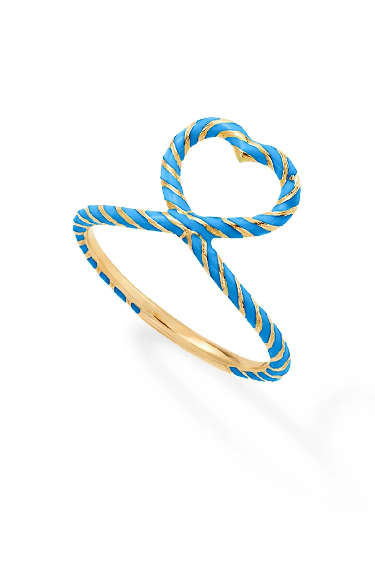 Heart Streamer Ring- In Stock