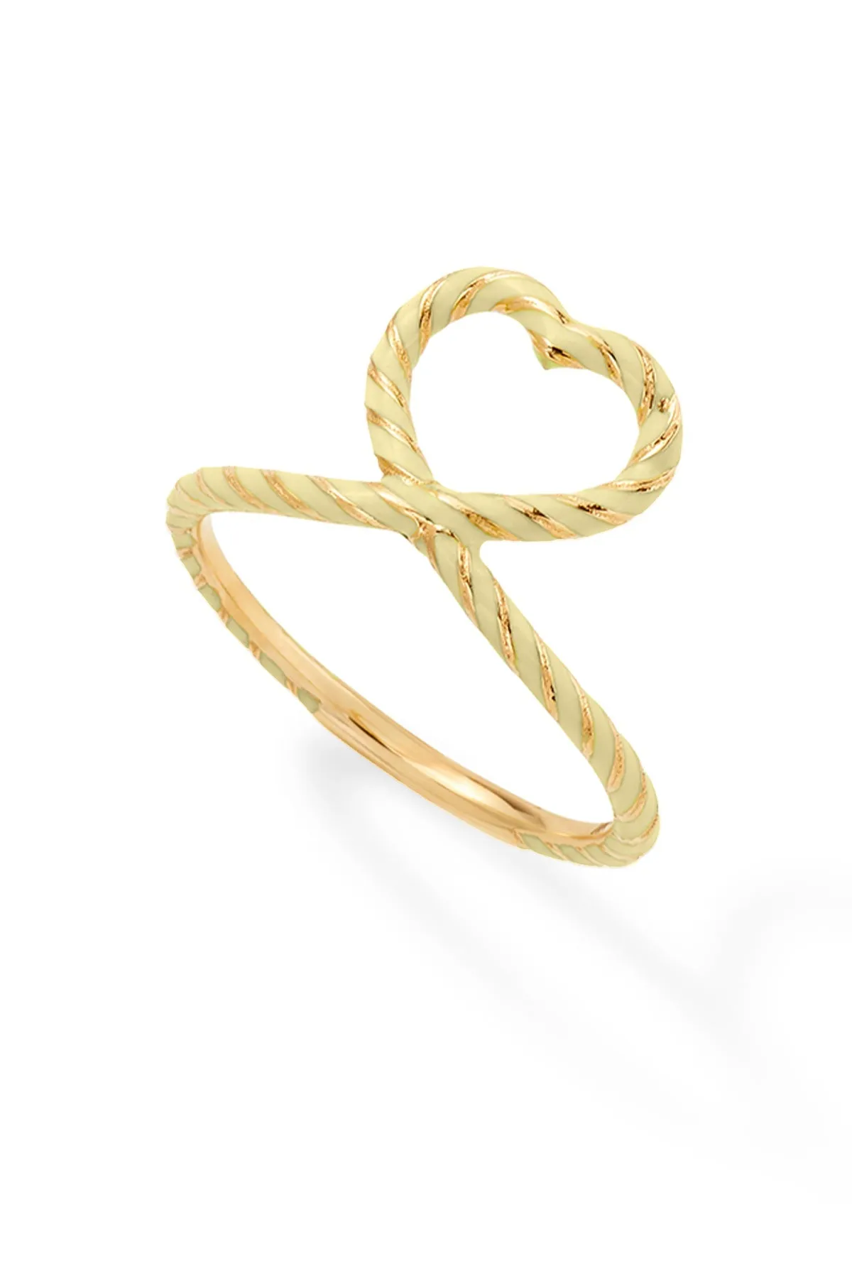 Heart Streamer Ring- In Stock