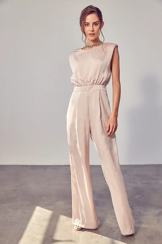 High Profile Satin Jumpsuit