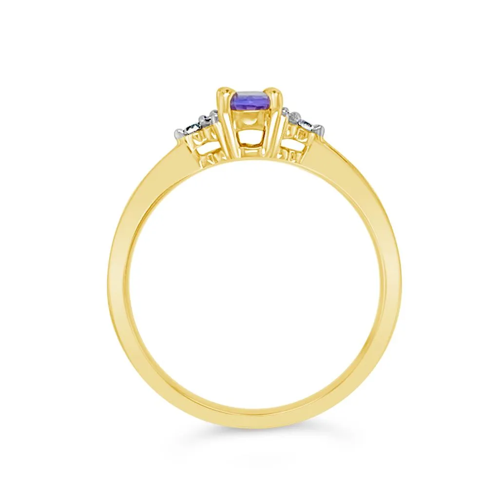 Irisa by Martin Binder Tanzanite & Diamond Accent Ring