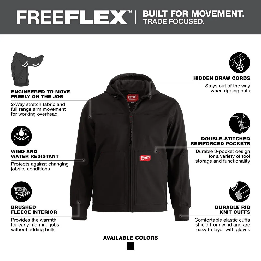 Jacket - Milwaukee FREEFLEX Softshell Hooded Jacket, 312B