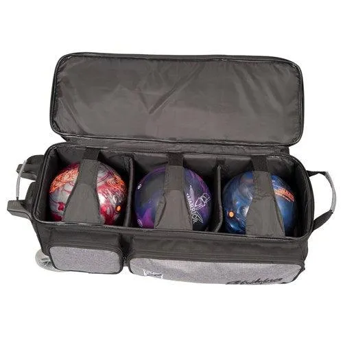 KR Krush Stone Black Triple Roller Bowling Bag