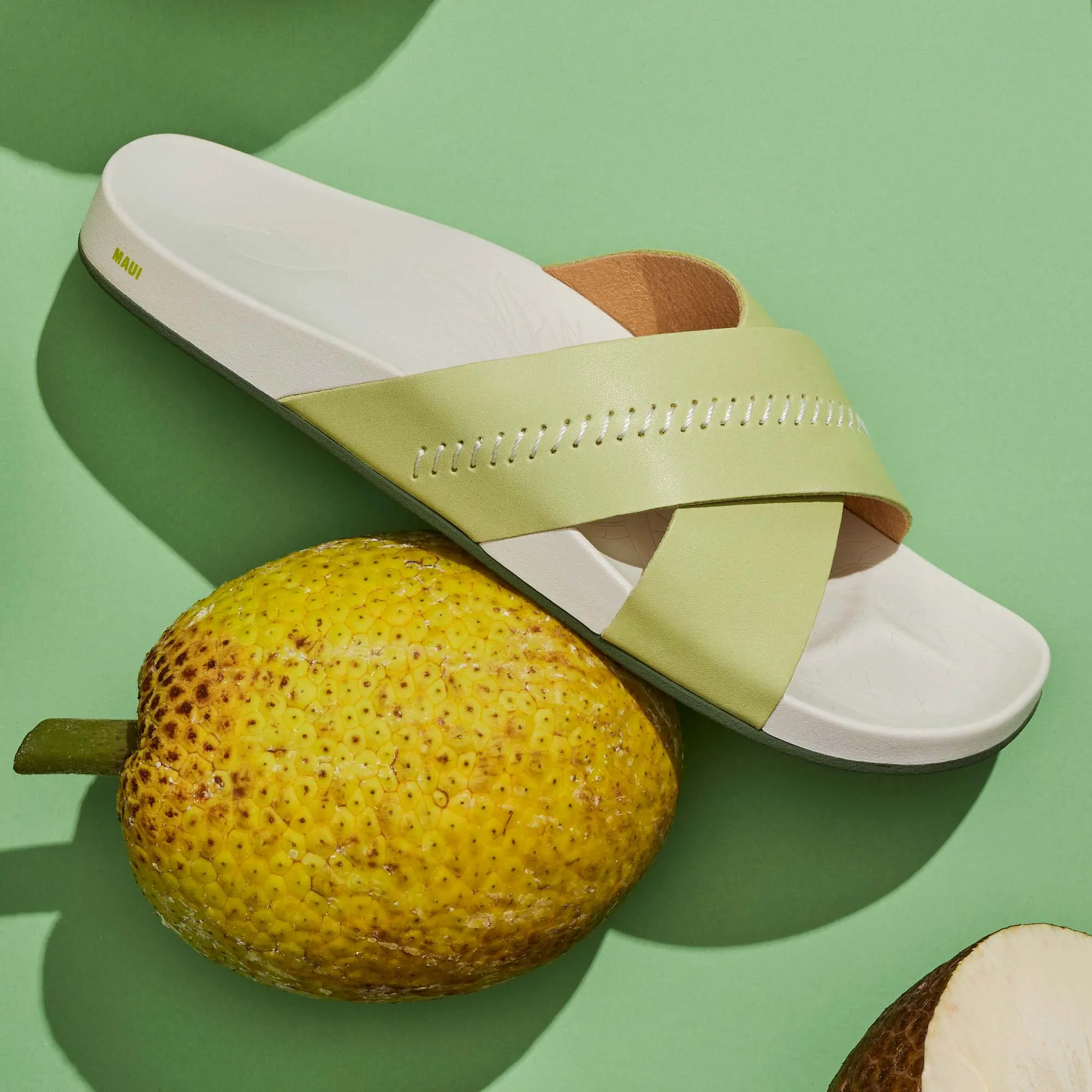 Kīpe‘a ‘Olu - Muted Green / Off White