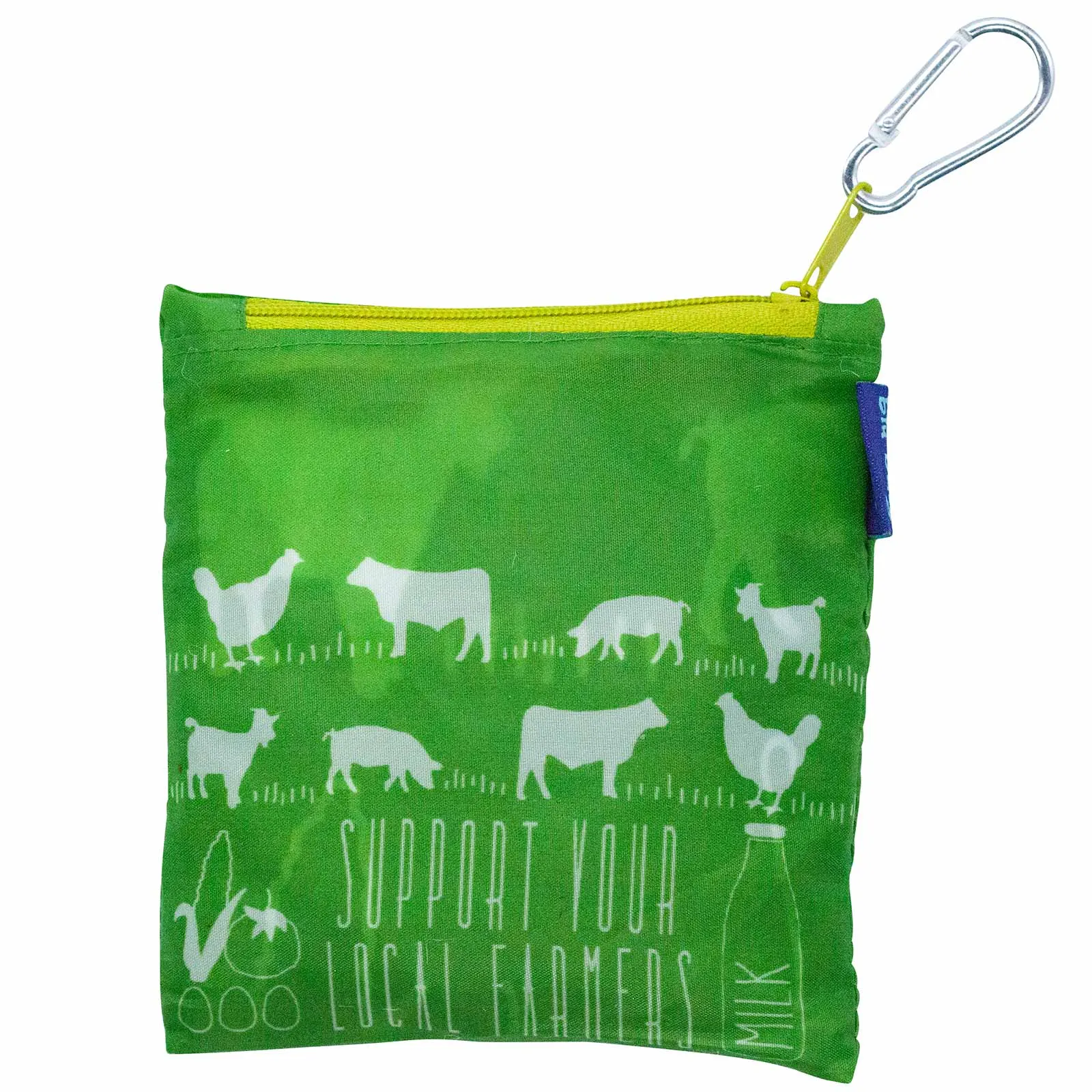 Local Farmers Blu Bag Reusable Shopping Tote - Machine Washable