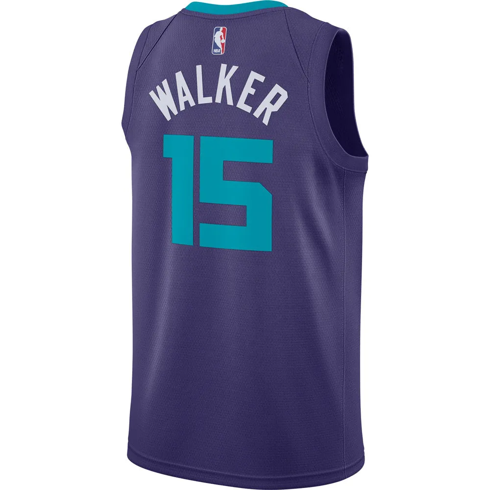 Men's Charlotte Hornets Kemba Walker Statement Edition Jersey - Purple