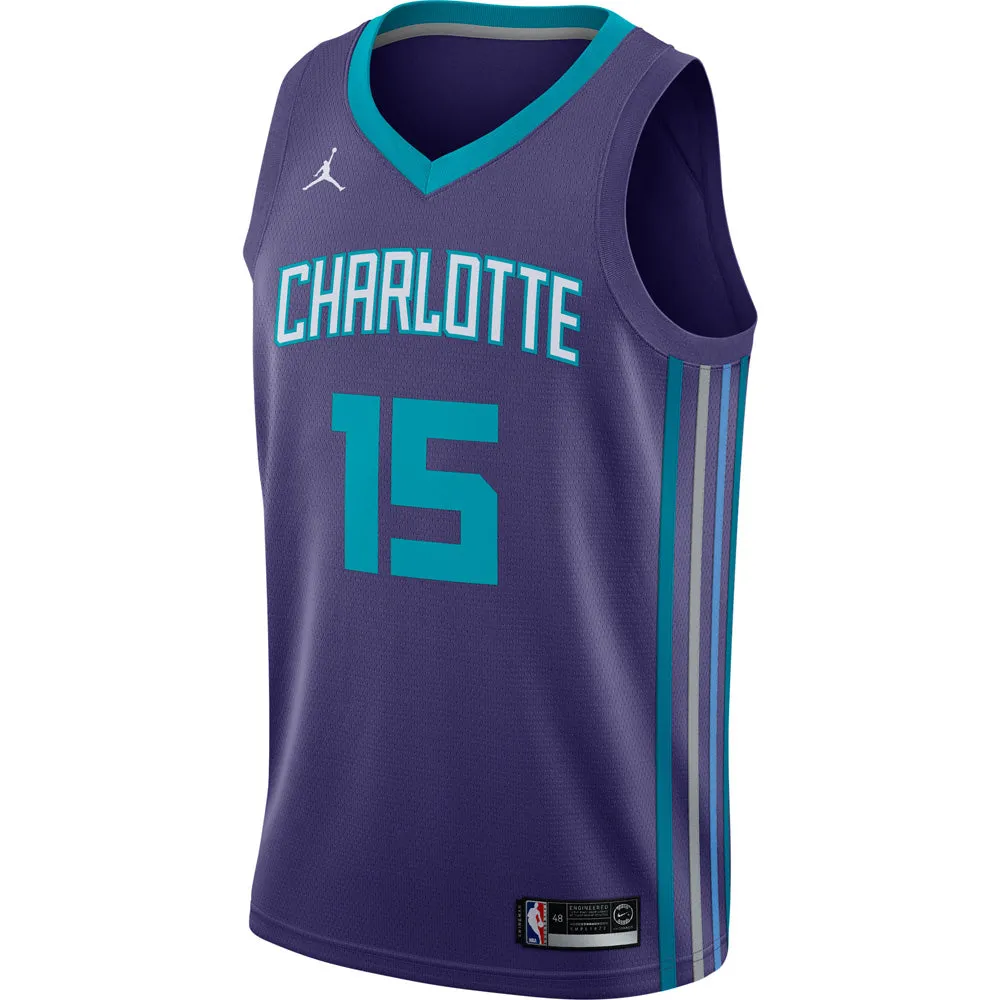 Men's Charlotte Hornets Kemba Walker Statement Edition Jersey - Purple