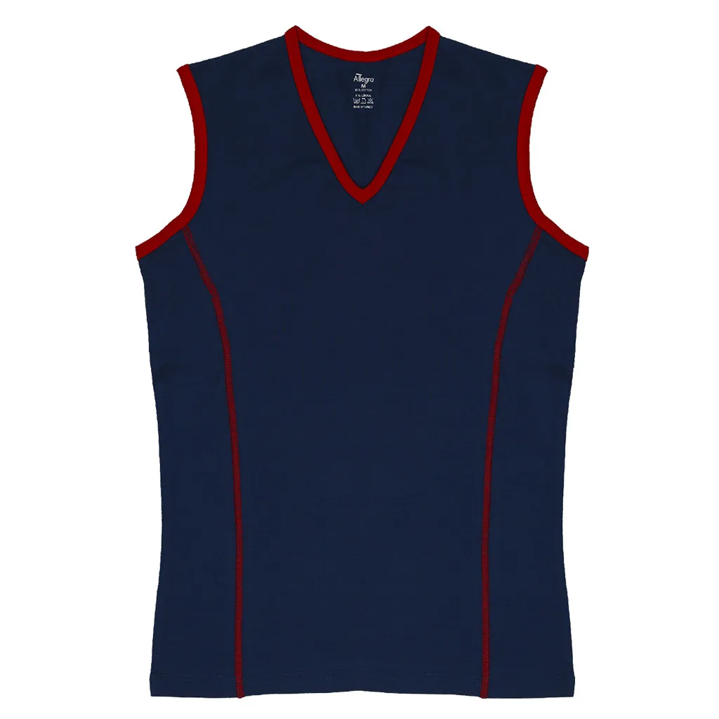 Men's colored sleeveless v-neck c.38-2