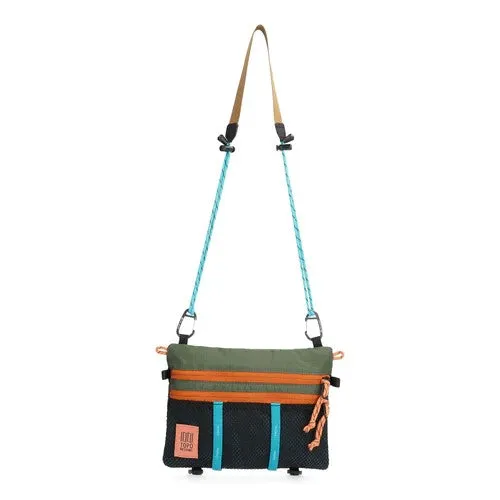 Mountain Accessory Shoulder Bag in Olive and Pond Blue