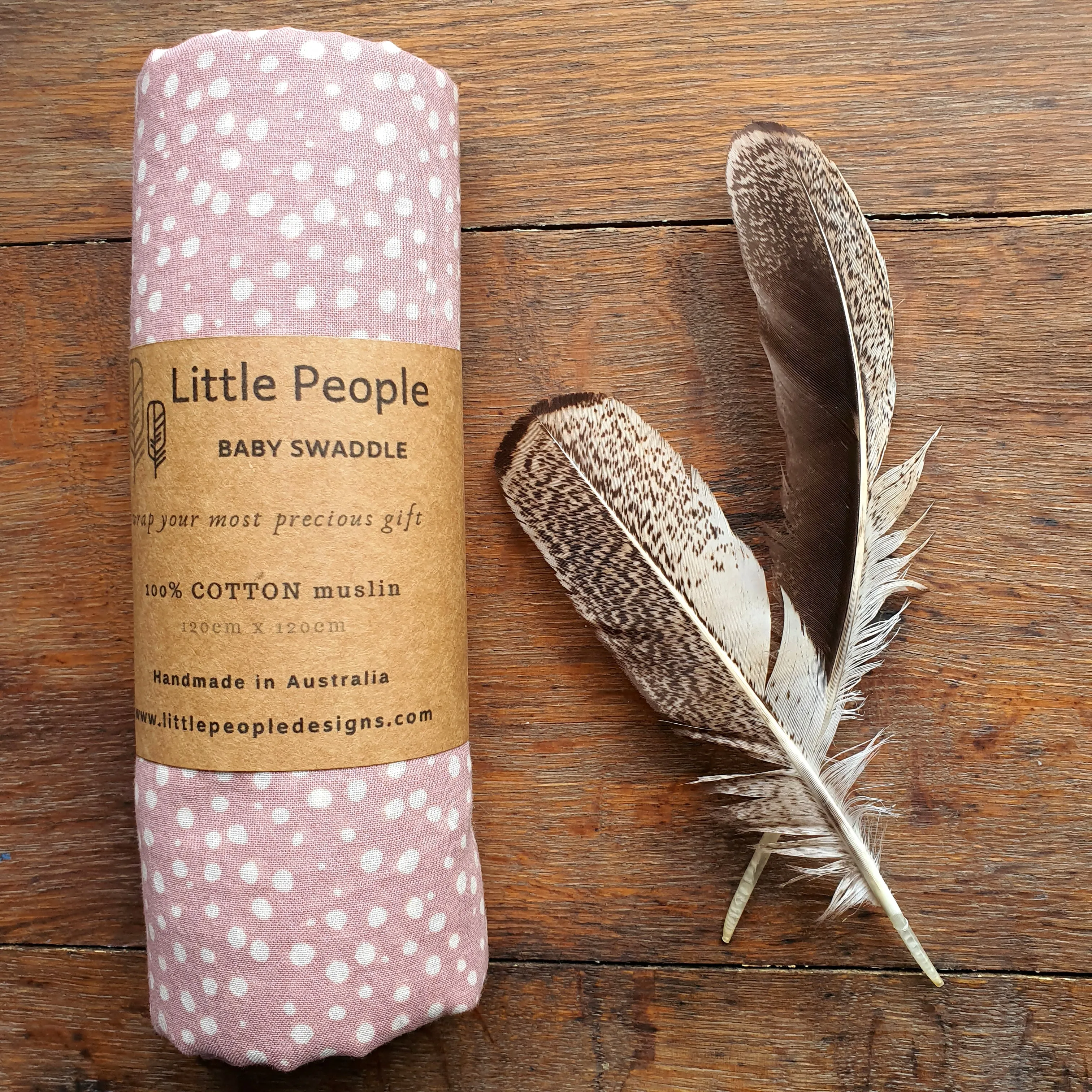 Muslin Swaddle - Dusty Pink - Extra Large