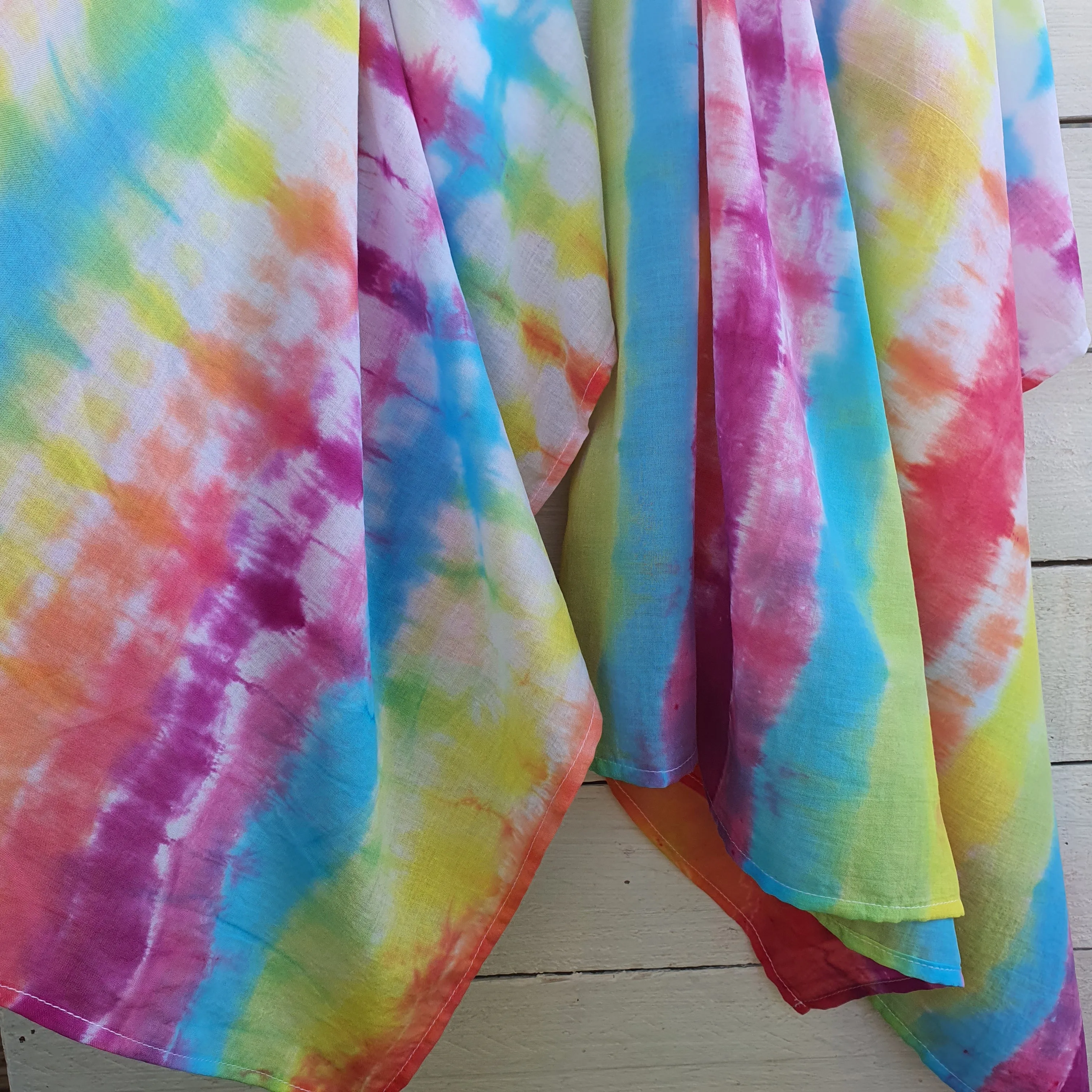 Muslin Swaddle - Hand Dyed - Rainbow - Extra Large