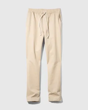 Natural Canvas Pull-On Chino