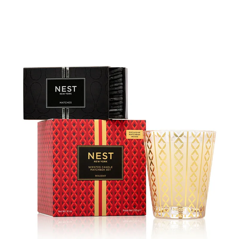 NEST FRAGRANCES | Holiday Classic Candle & Matchbox Set