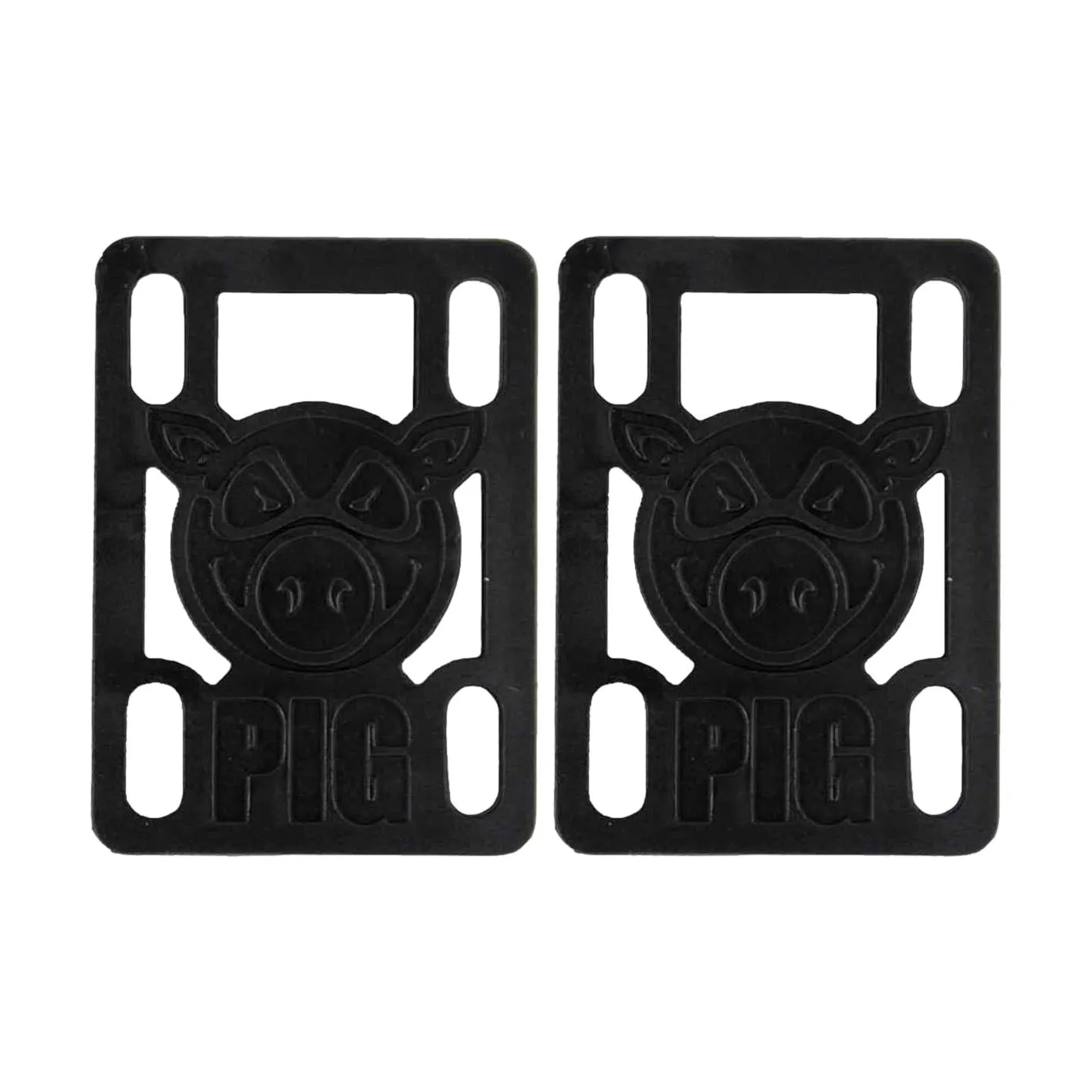 Pig Piles 1/8" Hard Risers Black