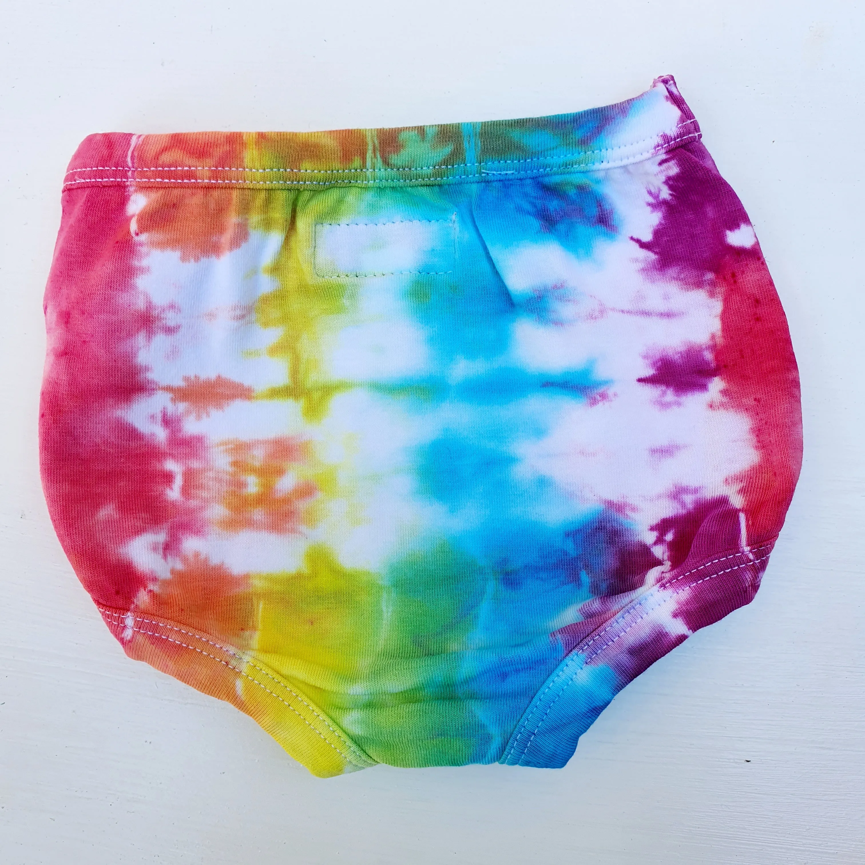 Rainbow Tie Dye Nappy Covers - Bloomers