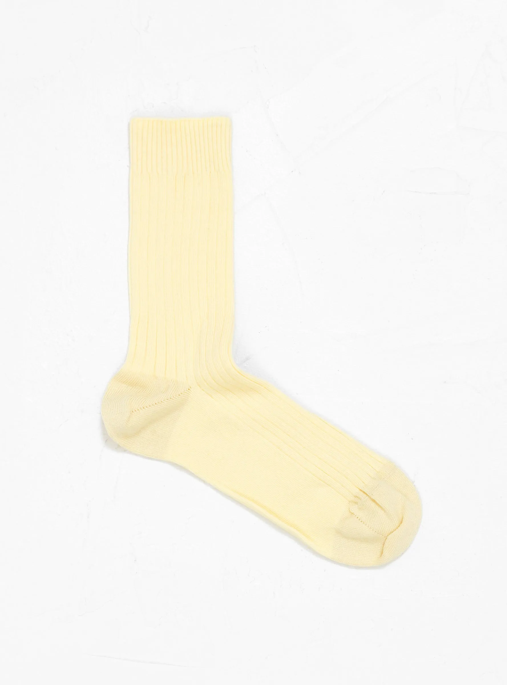 Rib Ankle Socks Mimosa Yellow