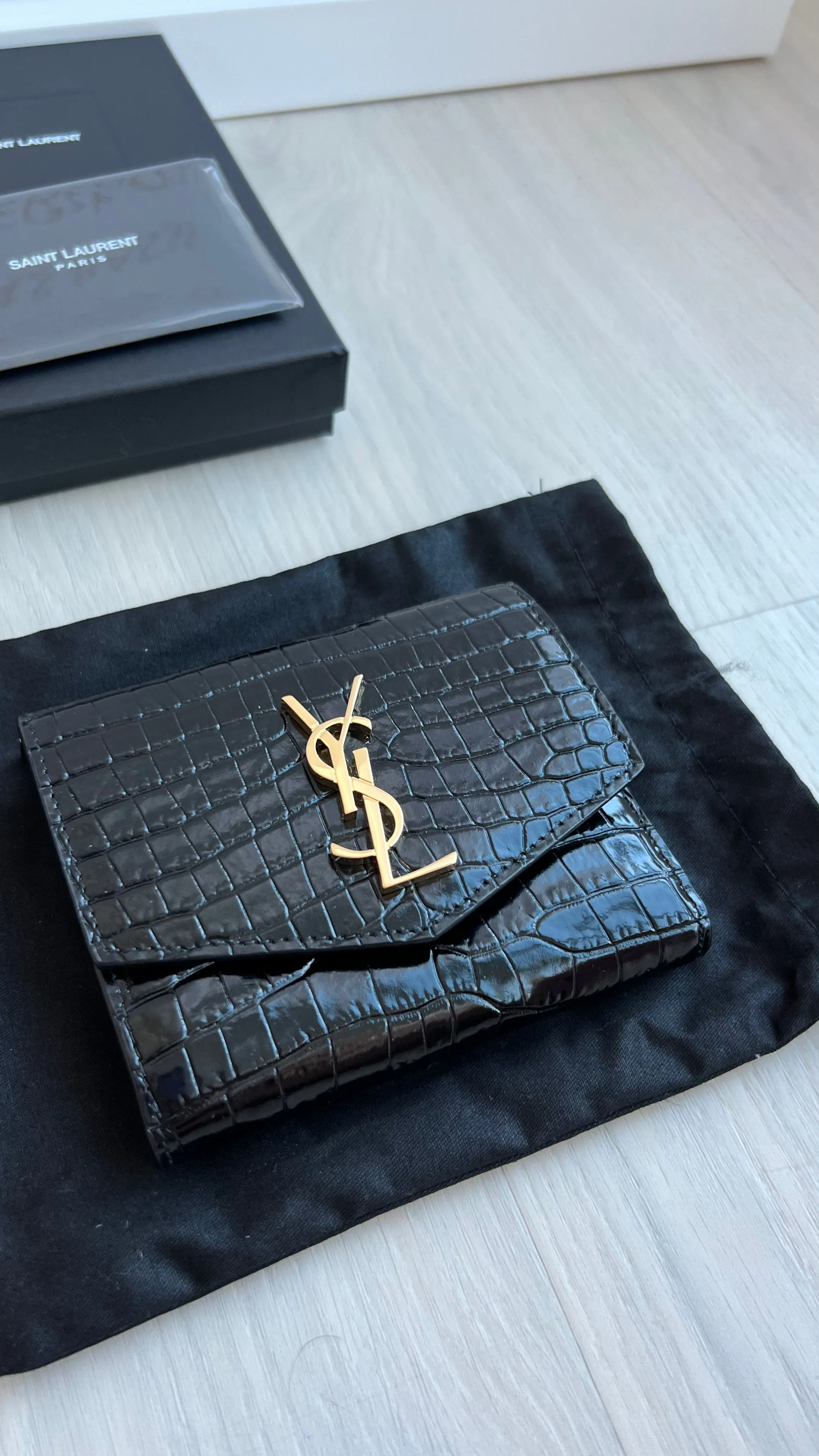 Saint Laurent Uptown Compact Wallet