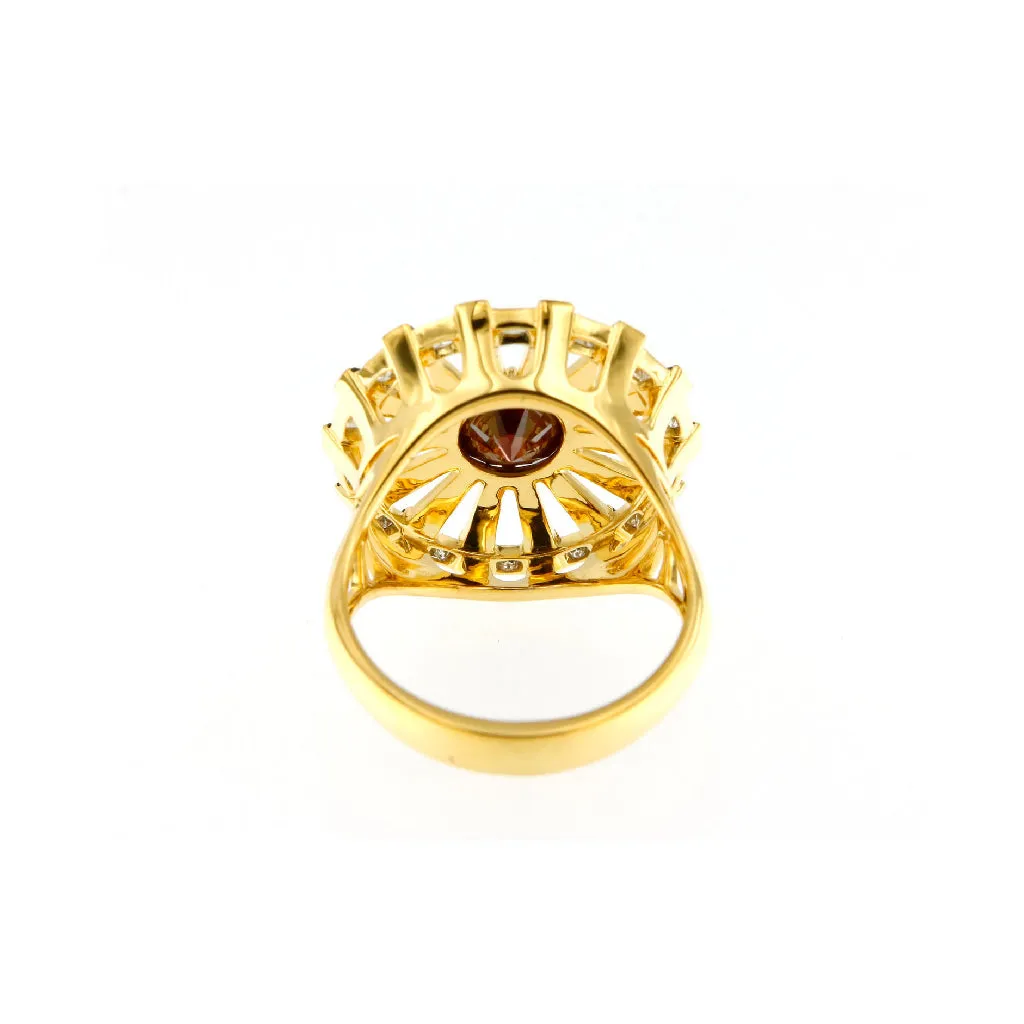 Solar Fine Sun Cocktail Ring