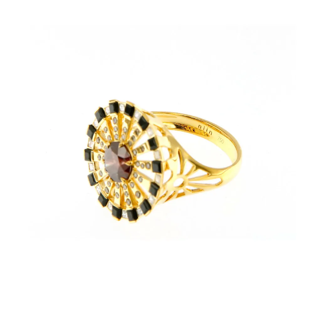 Solar Fine Sun Cocktail Ring