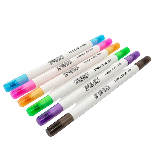 Sprinks Edible Markers - 6 Double Sided Pastel Colours