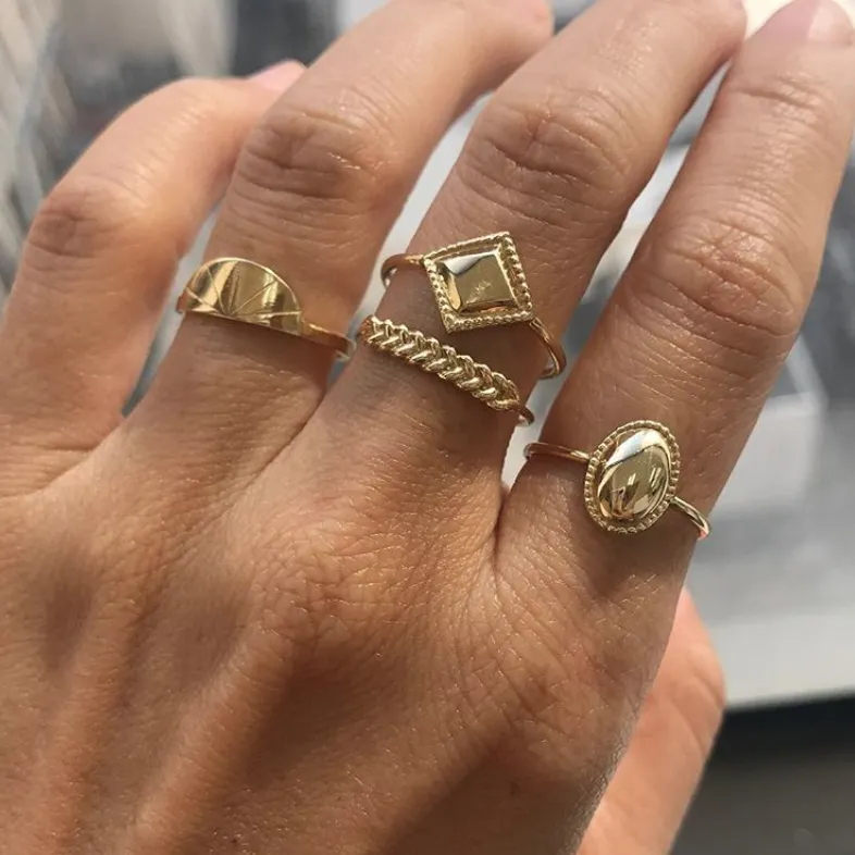 Square Milli Ring