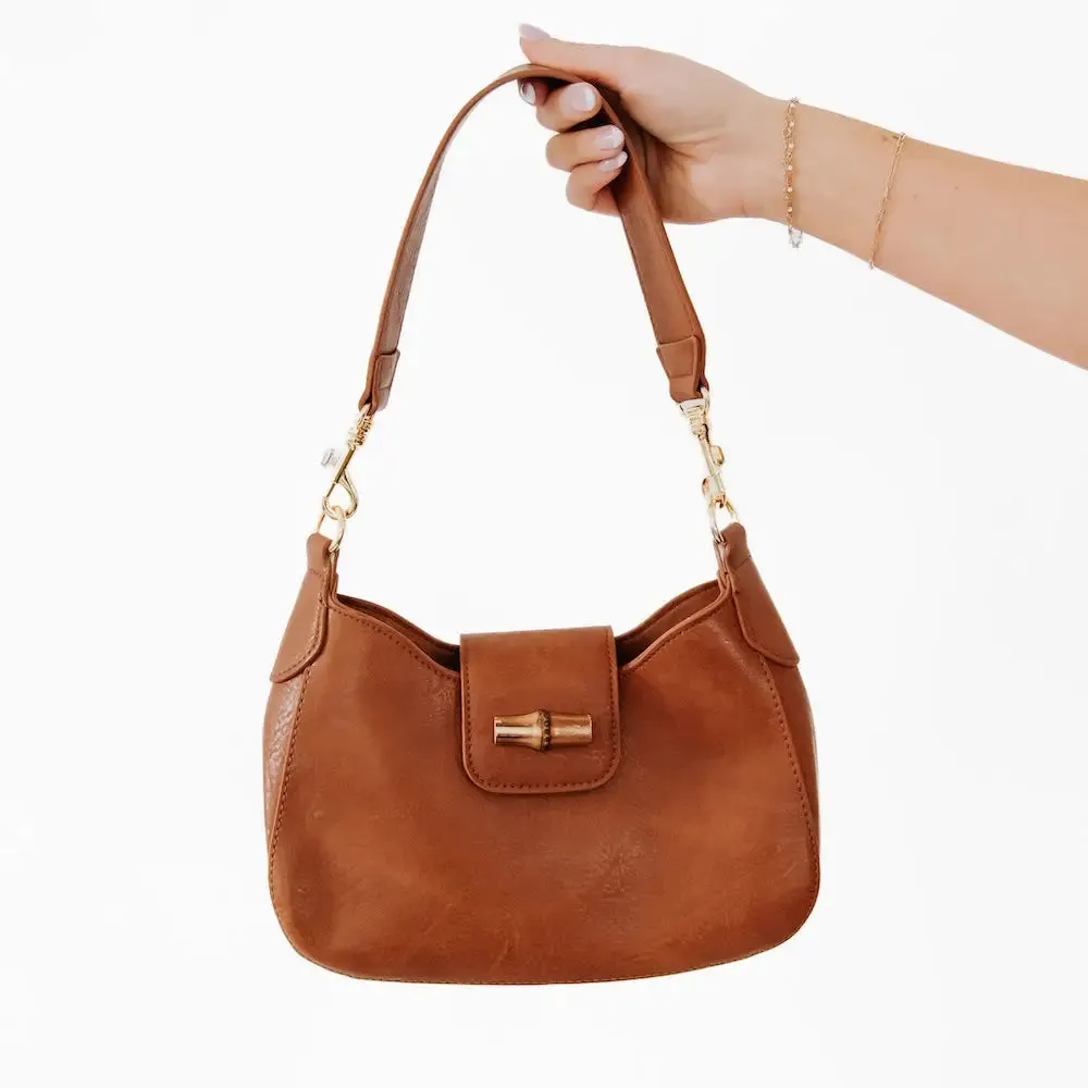 The Dani Bamboo Shoulder Bag