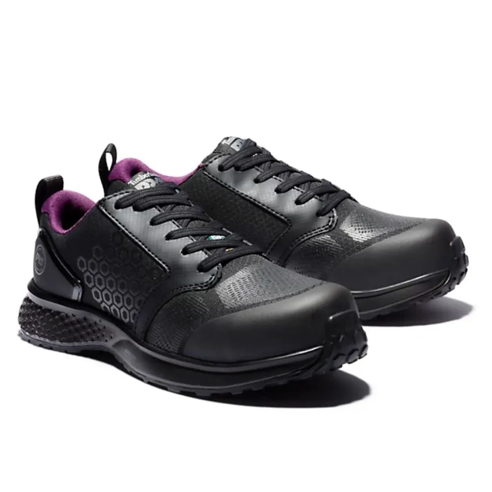 Timberland PRO Reaxion Women's Athletic Composite Toe Work Shoe TB0A21VB001 - Black/Purple