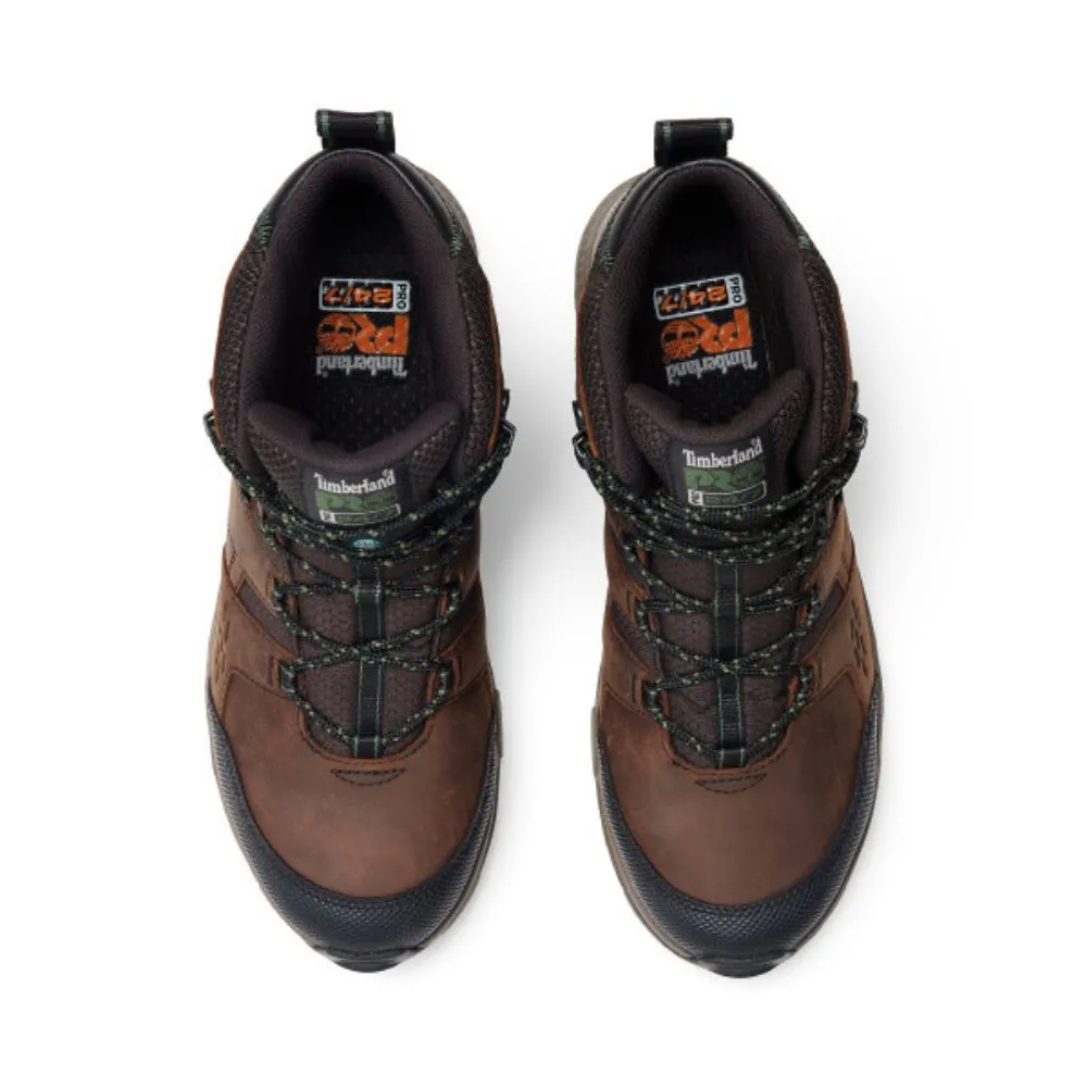 Timberland PRO Switchback LT Men's Waterproof 6" Steel Toe Work Boot TB0A61T7214 - Brown