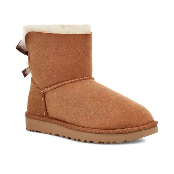 UGG Women's Mini Bailey Bow II Chestnut