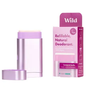 Wild | Purple Case and Coconut Dreams Natural Deodorant Starter Pack