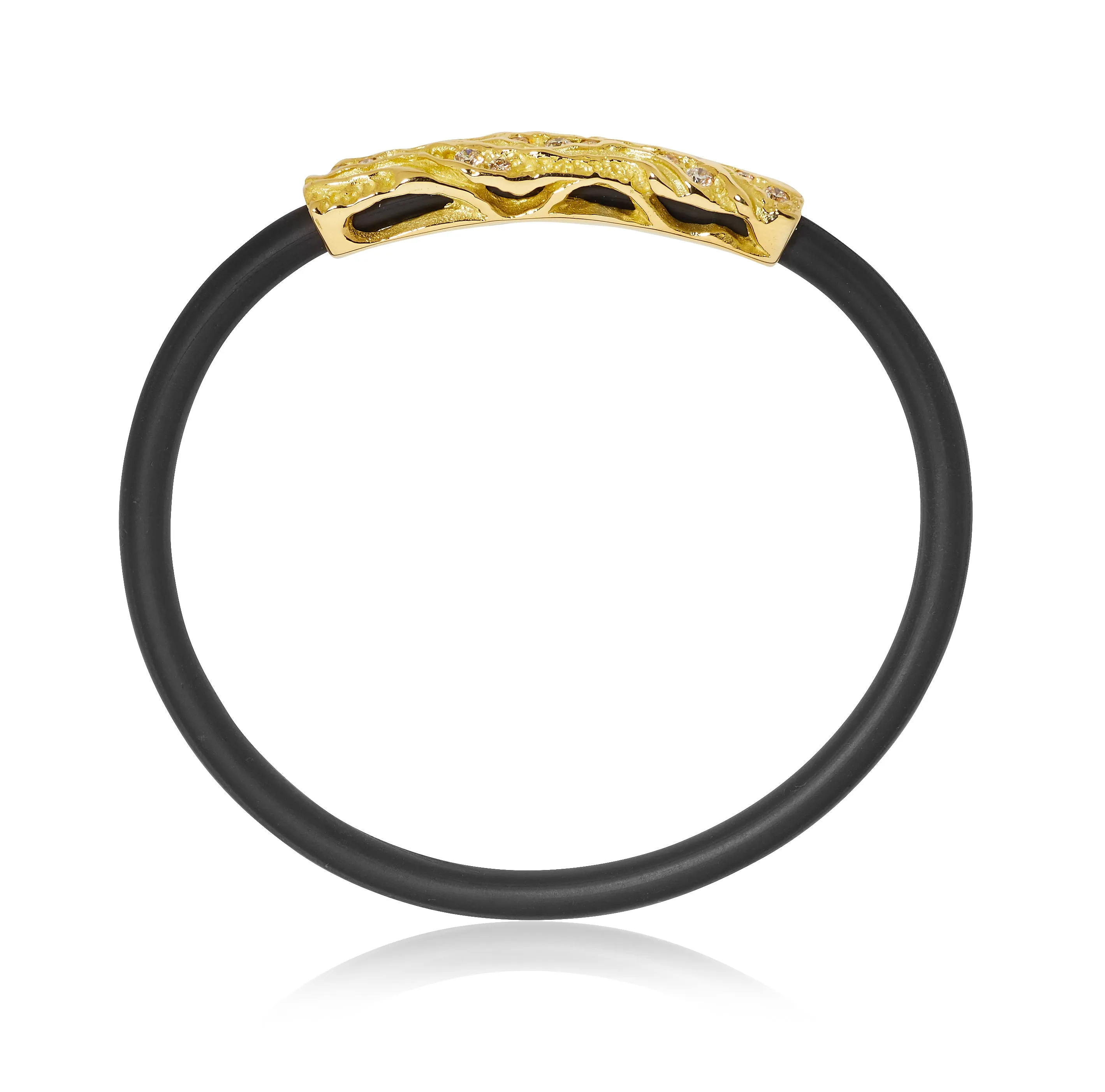 Yellow Gold Diamond Neoprene